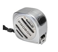 Qivine Cinta Metrica con Clip de Cinturón, 7,5M de Metro con Escala Métrico y en Pulgadas, Antideslizante Flexometro de Acero Inoxidable para Mediciones Planas