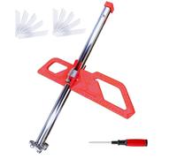 Qivine Cortador de Placas de Pladur, Plegable Herramientas Pladur de Yeso Manuales, Sierra de Paneles 1,5 a 60cm, Carpintería, para Paredes, Mejoras Del Hogar, Construcción y Decoración (29 Eje)