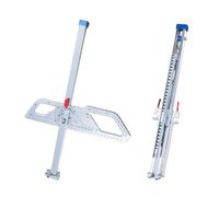 Qivine Cortador de Placas de Pladur, Plegable Herramientas Pladur de Yeso Manuales, Sierra de Paneles 1,5 a 60cm, Carpintería, para Paredes, Mejoras Del Hogar, Construcción y Decoración (29Eje B)