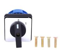 Qivine Interruptor de Leva Interruptor Giratorio 2 Posiciones 1-0 (On-Off) Interruptor Inversor 690V 25A Bem28-25/1 C02 Inversor de Leva Giratorio para Fábricas, Talleres