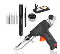 Qivine Pistola de Soldador de Estaño Profesional, 60 W Automático Soldador Electronica con 5 Puntas de Soldadura, Pistolas de Soldadura para Reparación