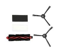 Qivine Robot Aspirador Recambios para Lefant M200/M201/M520m/M571/T700, Juego de Filtro Recambio Accesorios con 1 Cepillo Principal, 2 Cepillos Laterales, 1 Filtro Cartucho, 1 Filtro Guata
