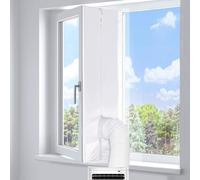 Qivine Sellado Kit Ventana Aire Acondicionado, Salida Accesorios Kit de Ventana para Aire Portátil, Adaptador Cubierta Aislante para Ar Condicionado Portatil (300cm)