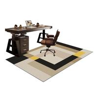 Qivstxug Alfombrilla para silla de escritorio, alfombrilla de protección para suelo duro, alfombra de juegos para silla, base de escritorio, para silla de ordenador, 140 x 180 cm