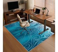 Qivstxug Oficina Escritorio Gamer Alfombrilla | Alfombras para Sillas | Alfombrilla para Silla De Oficina | 90 x 120 cm Alfombra Silla Ruedas Gaming Oficina | Tapete de Protección de Madera/baldosas