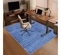 Qivstxug Oficina Escritorio Gamer Alfombrilla | Alfombras para Sillas | Alfombrilla para Silla De Oficina | 100 x 140 cm Alfombra Silla Ruedas Gaming Oficina | Tapete de Protección de Madera/baldosas
