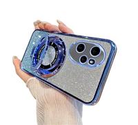 QIWEIQING Compatible con mag-Safe Funda para Honor 200 Pro Carga Inalámbrica Case Protección Grado Militar A Prueba de Golpes Resistente a Arañazos Carcasas para Honor 200 Pro. Blue DS