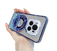 QIWEIQING Compatible con mag-Safe Funda para Honor Magic 6 Pro Carga Inalámbrica Case Protección Grado Militar A Prueba de Golpes Resistente a Arañazos Carcasas para Honor Magic 6 Pro. Blue DS