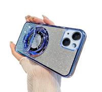 QIWEIQING Compatible con mag-Safe Funda para Realme C55 Carga Inalámbrica Case Protección Grado Militar A Prueba de Golpes Resistente a Arañazos Carcasas para Realme C55. Blue DS