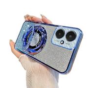 QIWEIQING Compatible con mag-Safe Funda para Redmi Note 10 Pro 5G Carga Inalámbrica Protección Grado Militar A Prueba de Golpes Resistente a Arañazos Carcasas para Redmi Note 10 Pro 5G. Blue DS