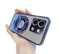 QIWEIQING Compatible con mag-Safe Funda para Redmi Note 13 Pro 5G Carga Inalámbrica Case Protección Grado Militar A Prueba de Resistente a Arañazos Carcasas para Redmi Note 13 Pro 5G. Blue DS