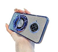 QIWEIQING Compatible con mag-Safe Funda para Redmi Note 9 Pro Carga Inalámbrica Case Protección Grado Militar A Prueba de Golpes Resistente a Arañazos Carcasas para Redmi Note 9 Pro. Blue DS