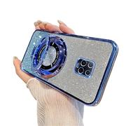 QIWEIQING Compatible con mag-Safe Funda para Redmi Note 9S Carga Inalámbrica Case Protección Grado Militar A Prueba de Golpes Resistente a Arañazos Carcasas para Redmi Note 9S. Blue DS