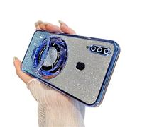 QIWEIQING Compatible con mag-Safe Funda para Samsung Galaxy A20S Carga Inalámbrica Case Protección Grado Militar A Prueba de Golpes Resistente a Arañazos Carcasas para Samsung A20S. Blue DS