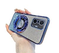 QIWEIQING Compatible con mag-Safe Funda para Xiaomi Mi 11T Carga Inalámbrica Case Protección Grado Militar A Prueba de Golpes Resistente a Arañazos Carcasas para Xiaomi Mi 11T / 11T Pro. Blue DS