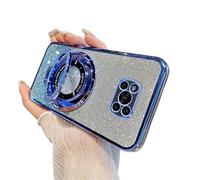 QIWEIQING Compatible con mag-Safe Funda para Xiaomi Poco X3 Carga Inalámbrica Case Protección Grado Militar A Prueba de Golpes Resistente a Arañazos Carcasas para Xiaomi Poco X3 NFC. Blue DS