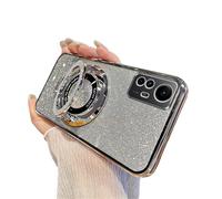 QIWEIQING Funda Magnética para Redmi Note 12S, Funda Delgada Compatible con mag-Safe, Protección Grado Militar A Prueba de Golpes a Prueba y Transparente para Redmi Note 12S. Silver DS