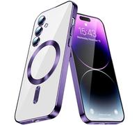 QIWEIQING Funda magnética para Samsung Note 10 Plus, Funda Delgada Compatible con MagSafe, Protección Grado Militar A Prueba de Golpes y Transparente para Galaxy Note 10 Plus. Purple YIX