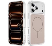 QIWEIQING Funda para iPhone 17 Pro MAX Compatible con MagSafe, Carcasa Antigolpes TPU Suave Silicona Patrón Cover para Mujeres jóvenes Funda Carcasa para iPhone 17 Pro MAX. Oro del Desierto FG