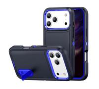 QIWEIQING para iPhone 17 Pro Compatible con MagSafe Funda de Teléfono con Soporte de Cubierta de la Cámara, Translúcida Duro a Prueba de Golpes Magnética Funda para iPhone 17 Pro. Azul Oscuro HW