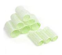 Qiwenr 9 Pedazos Rulos Para el Pelo Auto Agarre, Rulo de Peluqueria Salón, Hair Rollers Auto Agarre, Peluquería Rizador para Cabello Largo Medio Corto, Crea Fácilmente tu Peinado, 3 Tallas: L, M, S