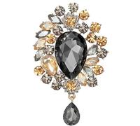 Qiwenr Broche de Señoras, Broche de Cristal, Broches de Diamantes de Imitación, Adecuado Para que las Niñas Decoren Suéteres, Abrigos, Bufanda, Borsa, Vestido, Para Fiestas, Regalos Bien Pensados