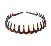 Qiwieod Diadema de garras | Diadema de en forma de U | Peine de pelo con perfil de dientes en U | para el trabajo, la escuela, el hogar, viajes y