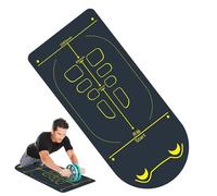 Qiwieod Esterilla de gimnasia | Base de rodillo abdominal, la esterilla para aparatos de fitness como la rueda abdominal - para entrenamiento abdominal, pilates y