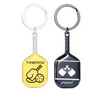 Qiwieod Llavero de Pickleball para los amantes del pickleball, 2 piezas con estilo llavero para raqueta de pickleball, regalos de pickleball para mujeres, 2 piezas, Siehe Beschreibung
