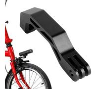 Qiwieod Montura para Linterna De Bicicleta,Soporte Plegable De Aluminio - Soporte para Luz De Bici - para Ciclismo Al Aire Libre Desplazamiento Noche Viaje Acampada Sendero Seguridad