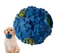 Qiwieod Pelota de risa para perros, pelota de comida para perros, pelota con fugas para perros, interactivo, bola de olfateo creativa para perros con sonido de risa para aliviar el estrés y el