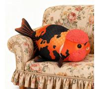 Qiwieod Peluche de Relleno | 3D Ranchu Lindo Juguetes de Peluche - Cojín Decorativo De para Almohada,para Niños Adultos Habitación Infantil Hogar Escritorio Sofá Mesilla De Noche Estantería