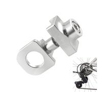 Qiwieod Tensor de Cadena de Bicicleta,Ajustador de Cadena de Bicicleta de una Sola Velocidad | El Dispositivo de presión Evita la caída de la, Accesorios de Piezas, Suministros de Ciclismo para