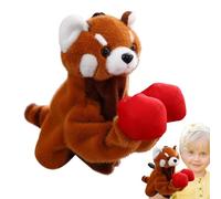 Qiwieod Títeres De Mano para Niños - Juguetes De Peluche Realistas,Títere Interactivo De Boxeo con Brazo Retráctil para Niños De 3+ Años para Fiestas Colegio Cuentos Relleno Huevitos Pascua