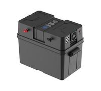 QIXCXAZ Caja de energía para RV, fuente de alimentación de batería portátil, caja de batería compacta, dispositivos para exteriores que ofrecen una