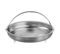 QIXCXAZ Cesta de vapor de acero inoxidable para verduras, cesta de vapor multifuncional con asa, accesorios esenciales para herramientas de cocina,