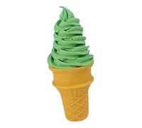 QIXCXAZ Muestra de Bebida fría Que inspira la Creatividad en los niños con Helado de simulación, Juguetes de Helado Falso, Modelo Artificial de Cono Falso, Verde, 6x6x14cm