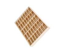 QIXCXAZ Vitrina de para Madera, Caja divisoria de Almacenamiento de para Madera para Manualidades en el hogar, soluciones de exhibición duraderas, organización y Estilo, 40 cuadrícula