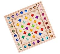 qixeuoa Bloques De Construcción del Arcoíris - Juguetes para El Aprendizaje Temprano,Juego Apilable Portátil,para Casa Escuela Aula Fiesta Sala De Juegos Niños Noches Familiares Y