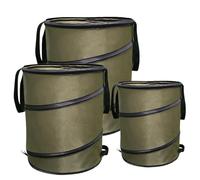 qixeuoa Bo-lsa De Basura Plegable Para Acampar | Papelera Reciclaje Emergente,Bo-lsa Basura Reutilizable Para Exteriores, Contenedor Hojas Para Reciclaje, Para Césped