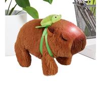 qixeuoa Capibara Electrónico Que Camina | Juguete de Peluche Suave Mascota Electrónica,Muñeca De Capibara Realista,para Niños Casa Viaje Guardería Cumpleaños Navidad