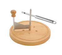 qixeuoa Cortador Para Ruedas De Queso | Rallador Manual Portátil Multifuncional Resistente Al Óxido,Rueda Cortadora De Chocolate Y Mantequilla | Para Uso En Restaurantes Cafés Pastelerías Y Fiestas