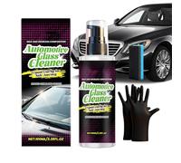 qixeuoa Spray limpiador de coche, 100 ml, limpiador de manchas de coche, líquido limpiador de parabrisas para parabrisas y espejos retrovisores de remolques, camiones, automóviles, sedanes