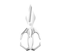 qixeuoa Tijeras De Cocina | Tijeras Para Carne Robustas Con Mango Ergonomico - Utensilios Culinarios De Acero Inoxidable Para Cortar Huesos Pescado Carne Pollo Mariscos Verduras