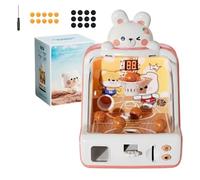 Qixfyze Juego de Baloncesto de Mesa con Forma de Dinosaurio para Niños, Aro Interactivo con Mini Pelotas y Monedas, Máquina Recreativa Electrónica de Escritorio con Marcador para Niños y Niñas(#B)