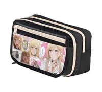 Qixiaan Kitagawa Marin - Estuche para lápices Kitagawa Marin con cremallera, bolsa para bolígrafos impresa de anime, suministros de regreso a clases, bolsa de papelería para niños y niñas, tipo12