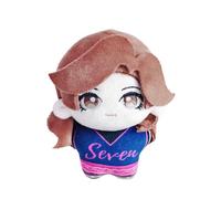 Qixiaan Komatsu Nana - Figura de peluche de dibujos animados, bonita almohada de peluche de 10 cm, mini bolsa, colgante, decoración de Navidad, regalos de cumpleaños