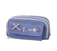 Qixiaan Młynar - Estuche para lápices con diseño de espinas y texas, bolsa grande para bolígrafos, elegante para el regreso a clases para estudiantes, bolsa de maquillaje impresa con dibujos animados