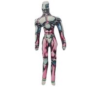 Qixiaan Star Platinum Figura de peluche Anime JJBA suave figura de Hierophant Green Plush Figure Home Decoration, Giratorio para los fans, 28 cm