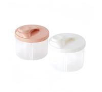 qixiang Potes de fórmula en polvo, 2 unidades de dispensadores de polvo Baby M ilk, olla de fórmula en polvo con cubierta giratoria, dispensadores de leche en polvo, dispensador de leche en polvo para